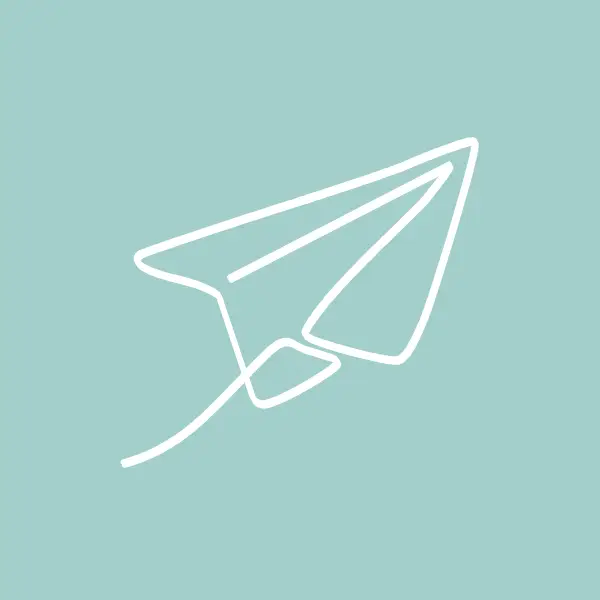 Stylized Paper Airplane Image